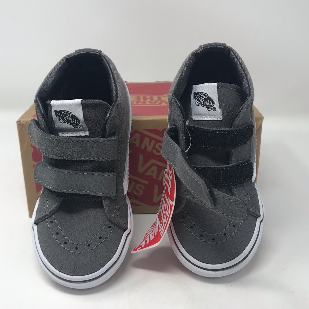 VANS SK8-Mid Reissue V Canvas&Suede Charcoal Kid’s - Picture 4 of 8